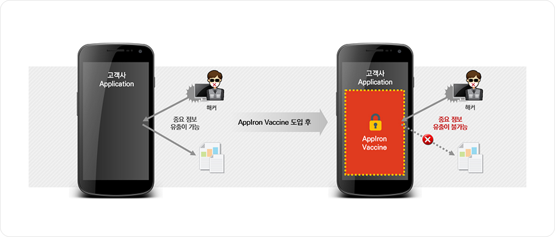 AppIron Vaccine 제품 구성 이미지